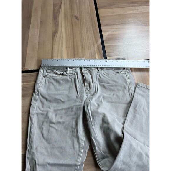 J. Jill Women's tan‎ jeans, authentic fit ￼ Size 10 - Picture 4 of 9